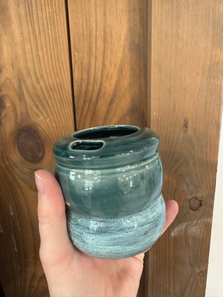 Sea-Glass Bubble Vase